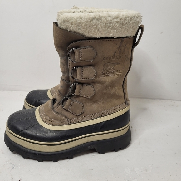Sorel Caribou Women Waterproof Winter Boots Size 6 - Picture 4 of 13